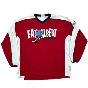 Vintage Platinum FUBU Fat Albert Hockey Jersey Size XXXL Streetwear Hip Hop